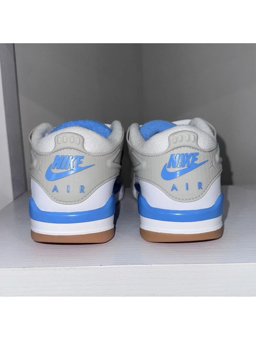 Nike Air Jordan 4 RM Low White/Blue Size 5.5 Youth 7 Women’s Brand New